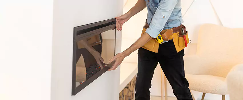 Metal Fireplace Installation in Holbrook, New York