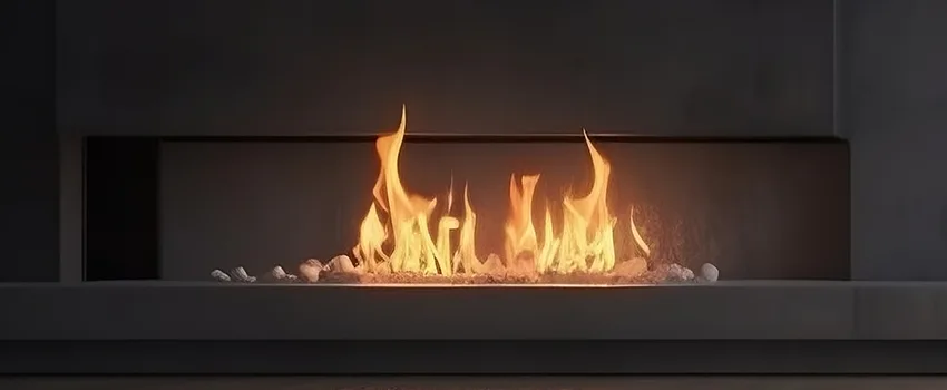 B-Vent Gas Fireplace Installation in Holbrook, NY