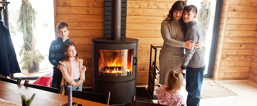 Morso Cast Iron Fireplace Insert Installation in Holbrook, New York
