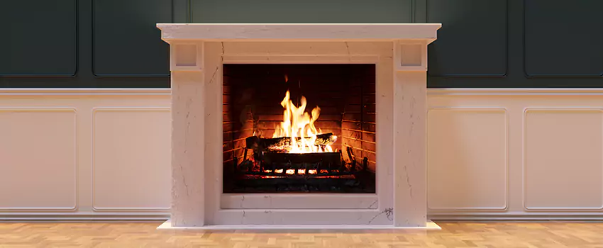 Open Flame Wood-Burning Fireplace Installation Services in Holbrook, New York