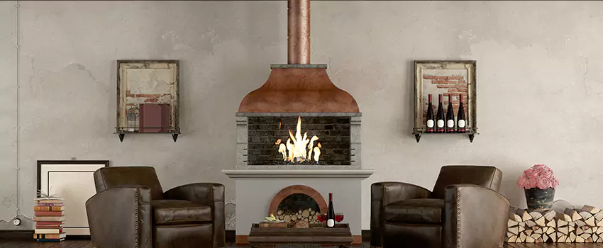 Thelin Hearth Products Providence Pellet Insert Fireplace Installation in Holbrook, NY