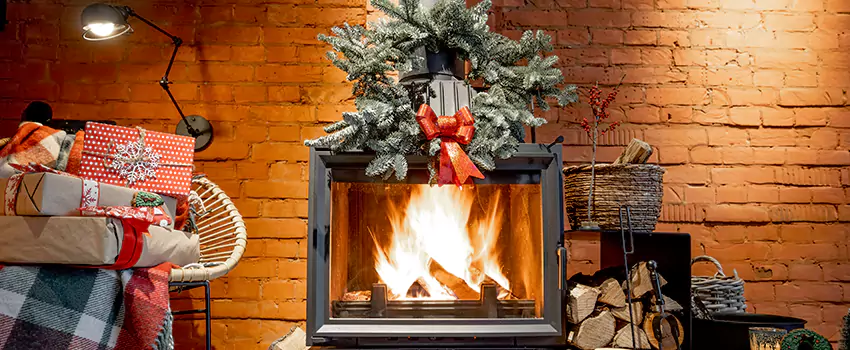 Travis Industries Linear Gas Fireplace Installation in Holbrook, New York