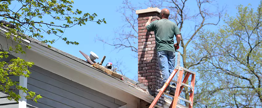 Vinyl and PVC Chimney Flashing Installation in Holbrook, NY